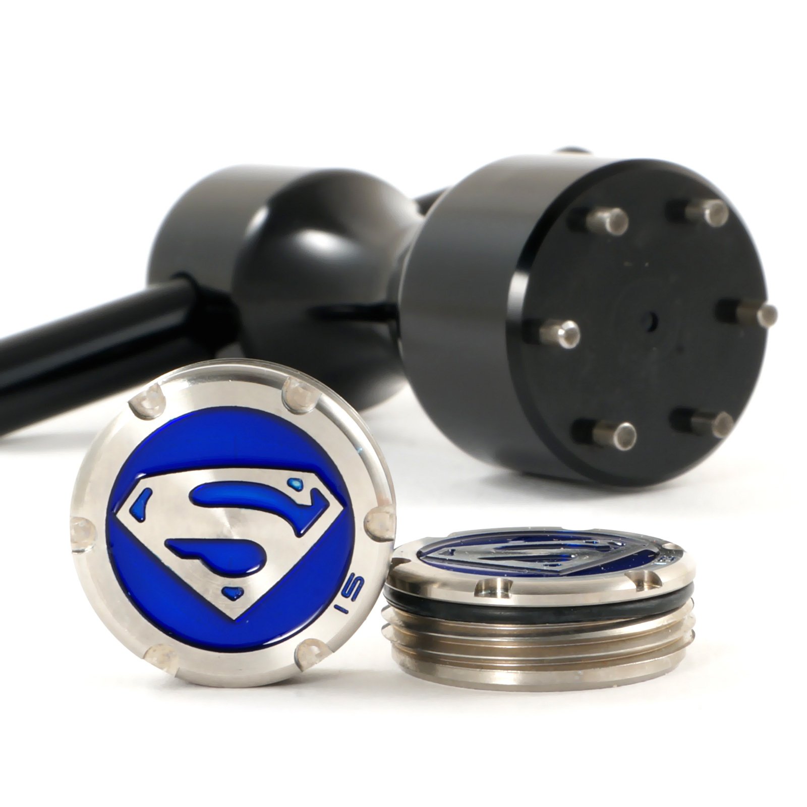 19th Hole Custom Shop 2 of 15g Blue Deluxe Tour Style Weights for Scotty Cameron Putters with Wrench Tool (Black)