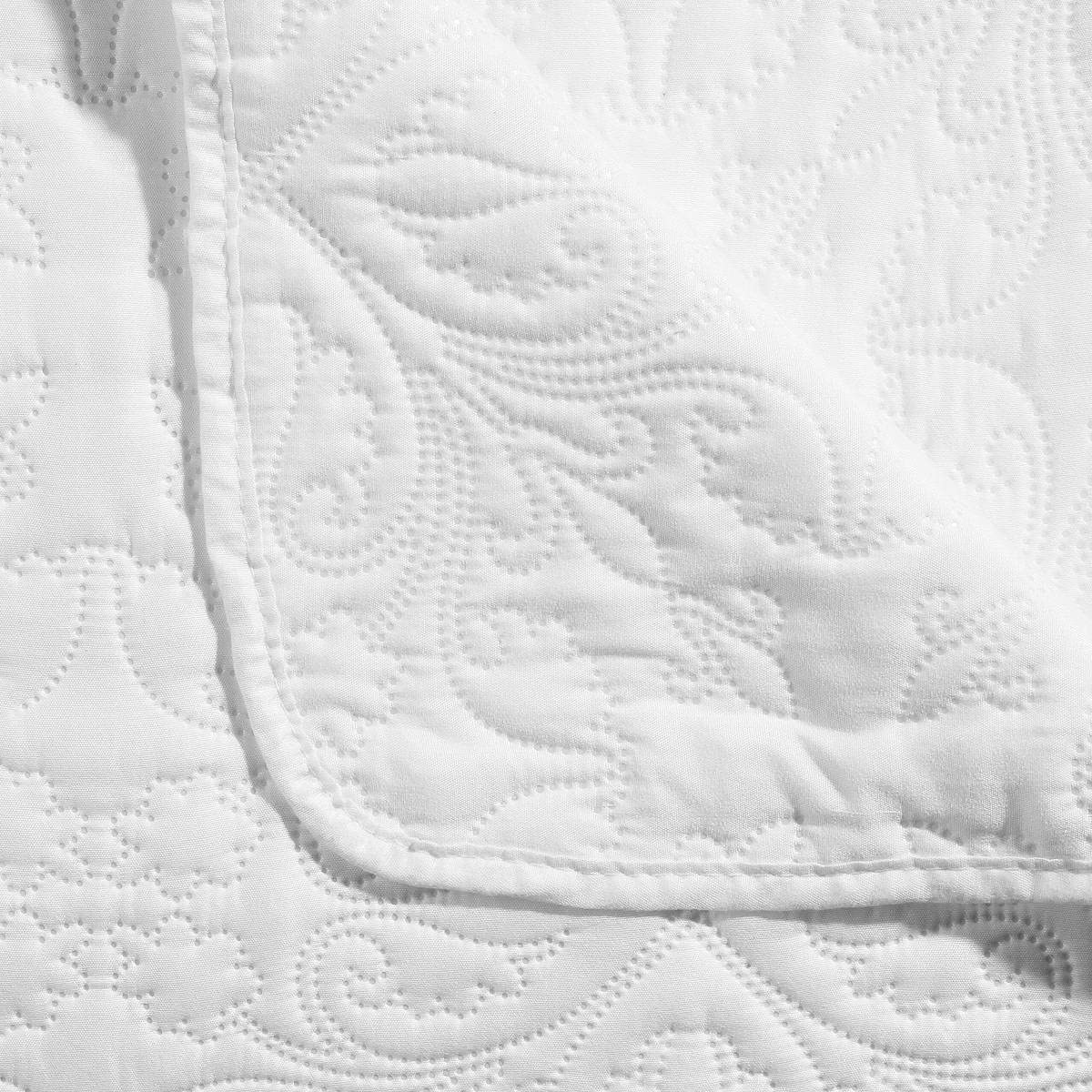 Atmosphera - Dessus de lit + 2 taies Arabesque Ivoire - 260x240 cm