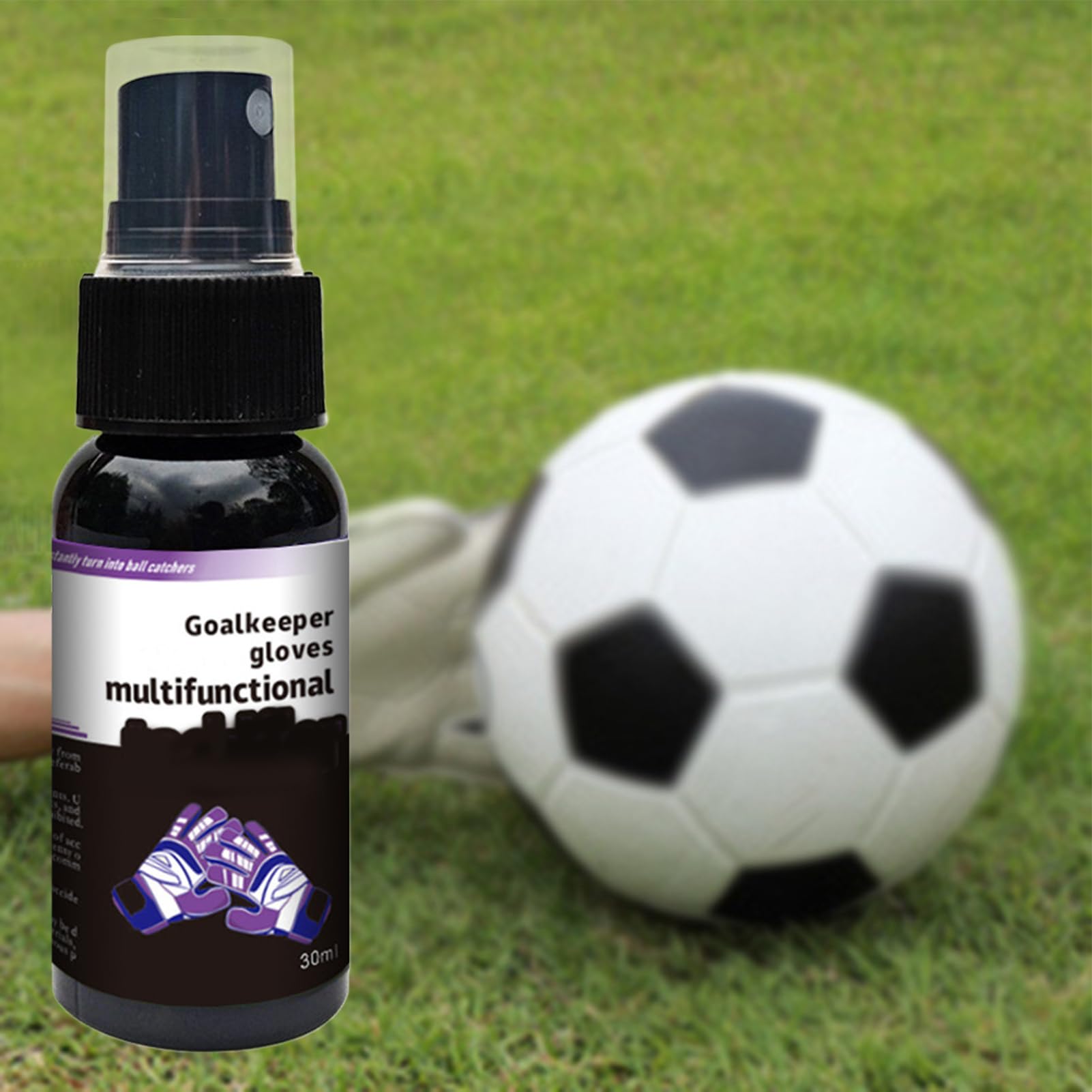 Générique Kleber für Schutzhandschuhe | Spray zur Verbesserung der Griffigkeit für Sporthandschuhe, Reiniger 30 ml für Baseballhandschuhe, Boxen, Torwart, Fußball, alle Bedingungen