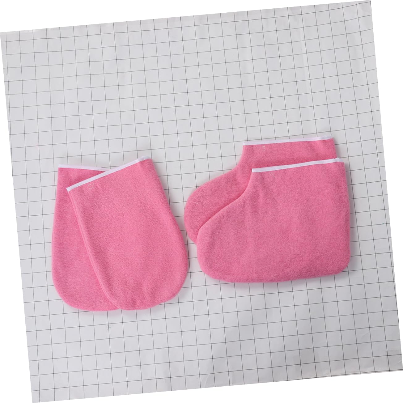 FRCOLOR 6 pares de guantes para botas de mano para el cuidado de la belleza, guantes de cera de parafina para cosméticos botas cortas calefacción