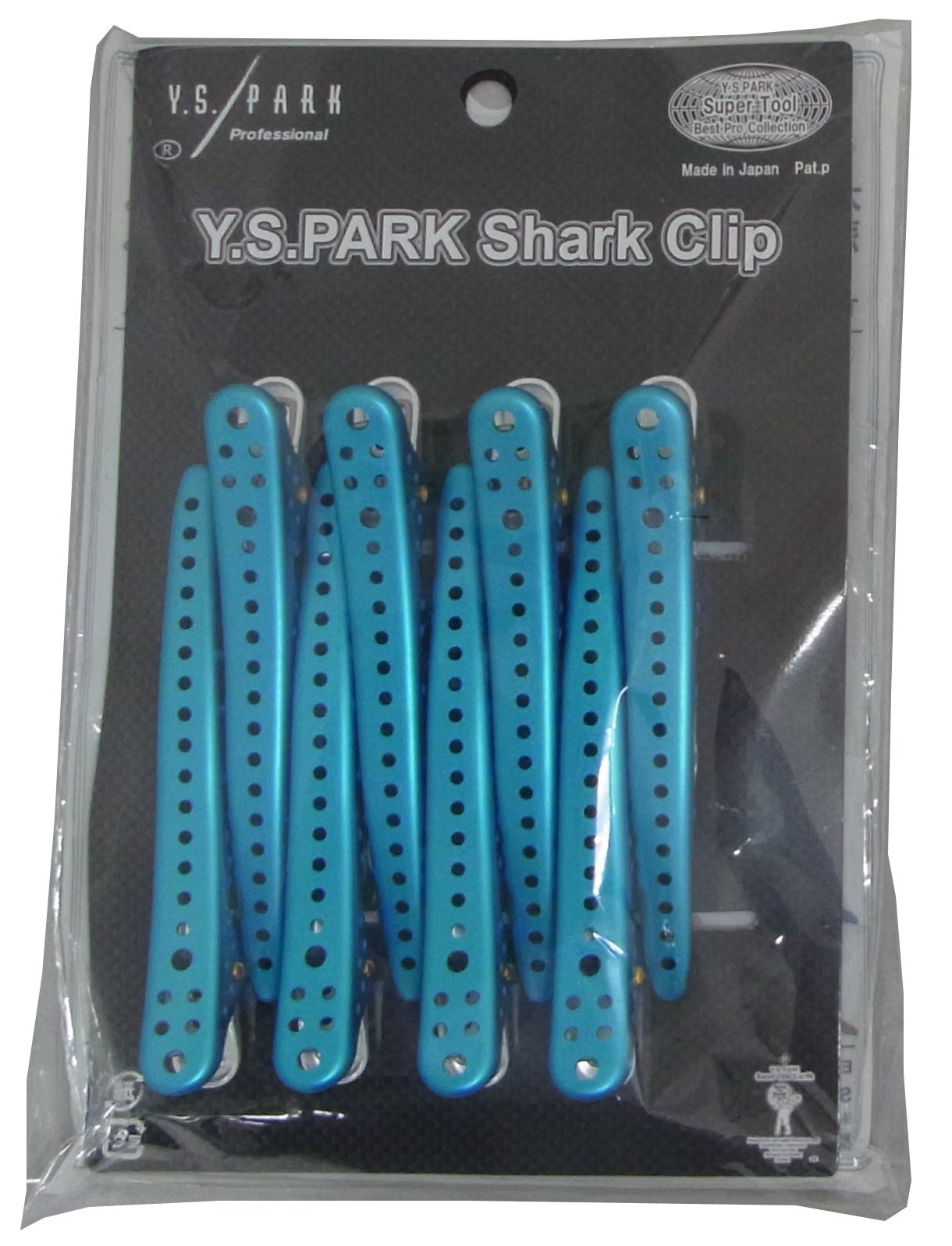 Y.S. Park Shark Clips Light Blue (8)
