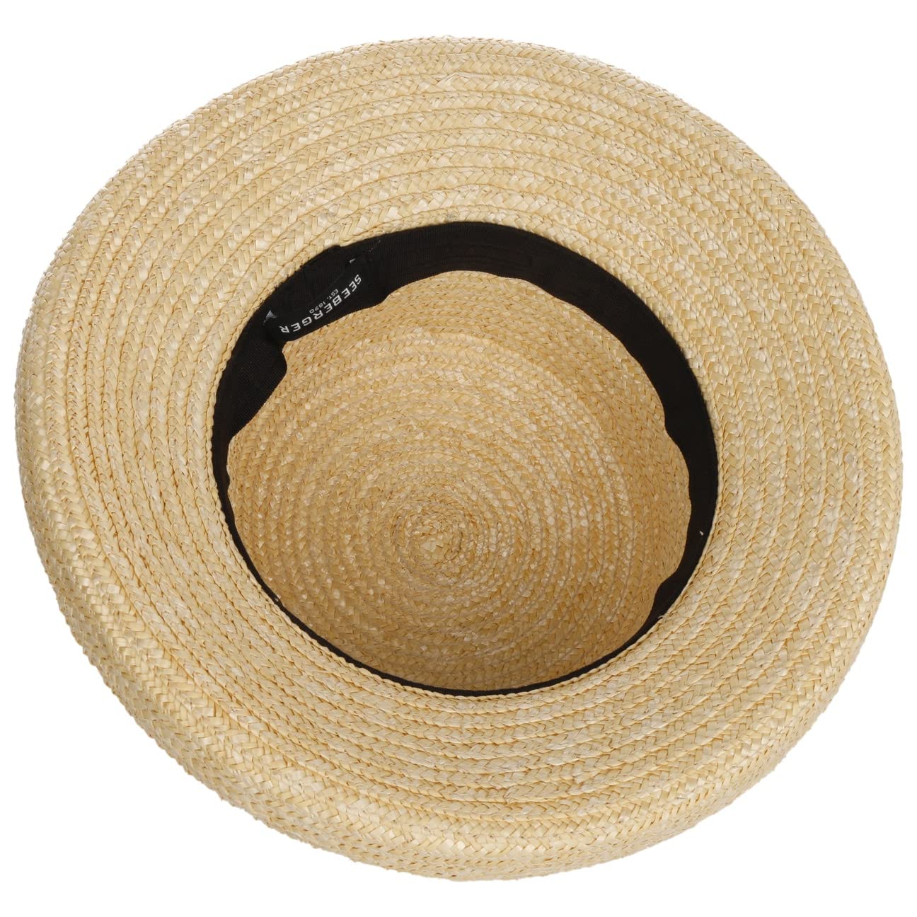 Seeberger Dilara Cappello in Paglia Donna - Berretto con Risvolto da Sole pistagna Primavera/Estate Estate