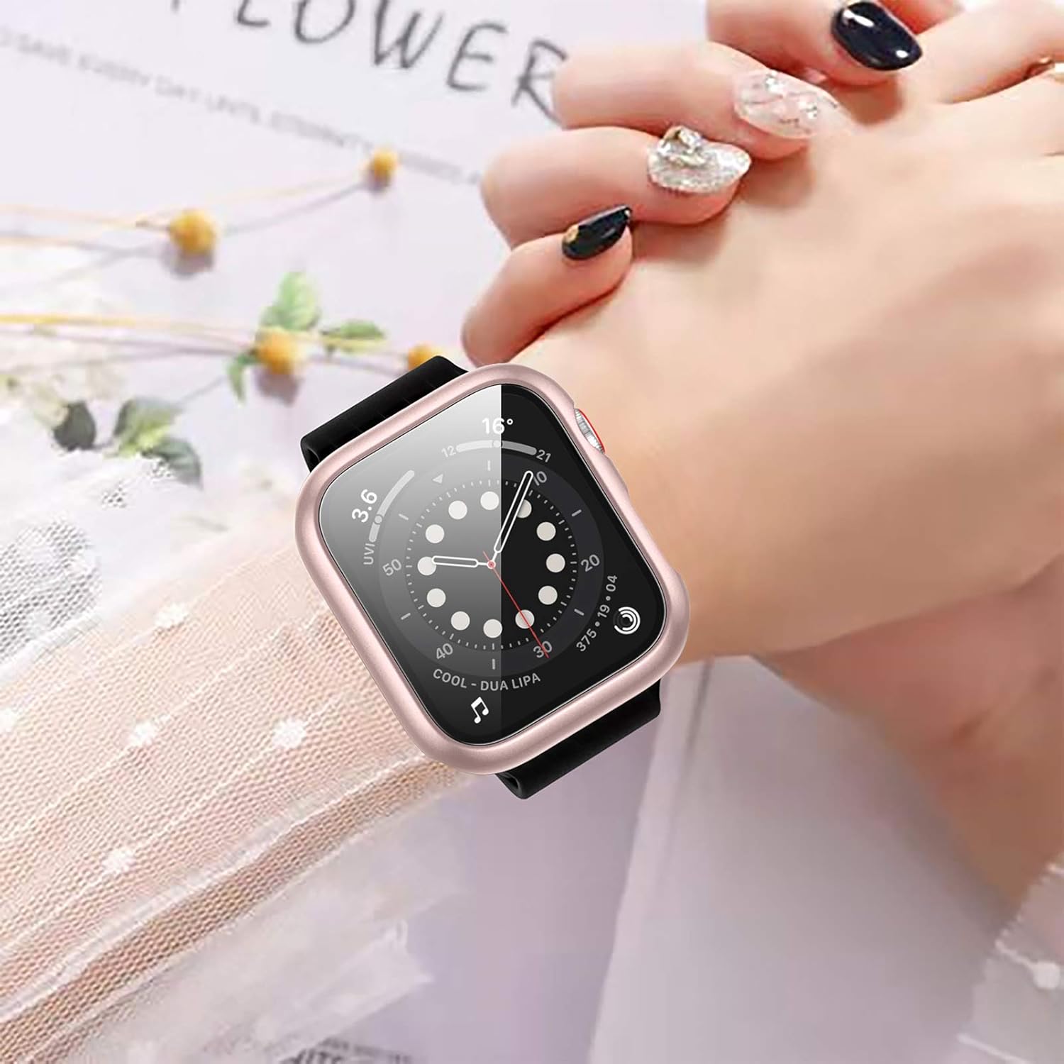 12 Pack Case for Apple Watch 38mm Series 3/2/1 with Tempered Glass Screen Protector, Haojavo Full Hard PC Ultra-Thin Scratch Resistant Bumper HD Protective Cover for iWatch Accessories : Cell Phones & Accessories