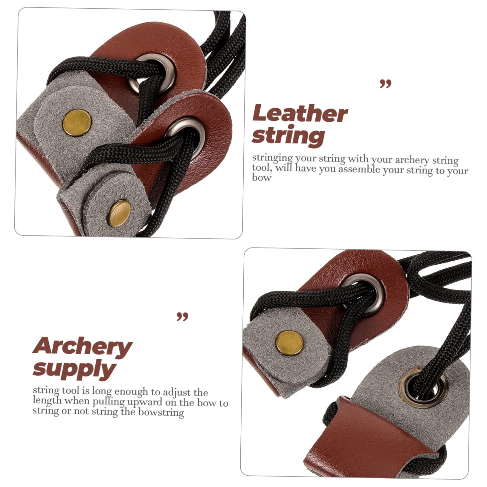 Corda Corda Arco Stile Americano Nylon Arco Tradizionale Marrone