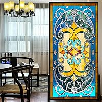 Vista 10 de Película de privacidad para ventanas, estilo diamante, vidrio manchado, sin pegamento, adherencia estática, calcomanías decorativas esmeriladas