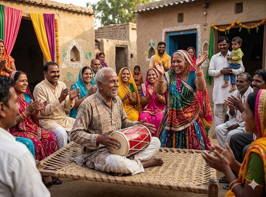 Fatto a mano in legno e pelle classica indiana folk tabla batteria a percussione a mano strumenti musicali del mondo Punjabi Dhol Dholak Dholki Divertimento per adulti Compleanno Inaugurazione della