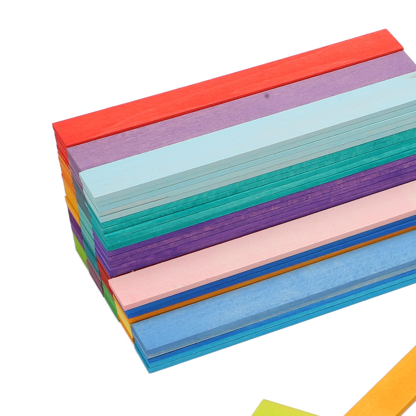 120PCS Bunte Holzbausteine ​​Brückenbau Stapelspielzeug Kleinkind Kinder Handgemachtes pädagogisches Puzzle-Spielset Premium Lindenholz Vorschul-Lernwerkzeug