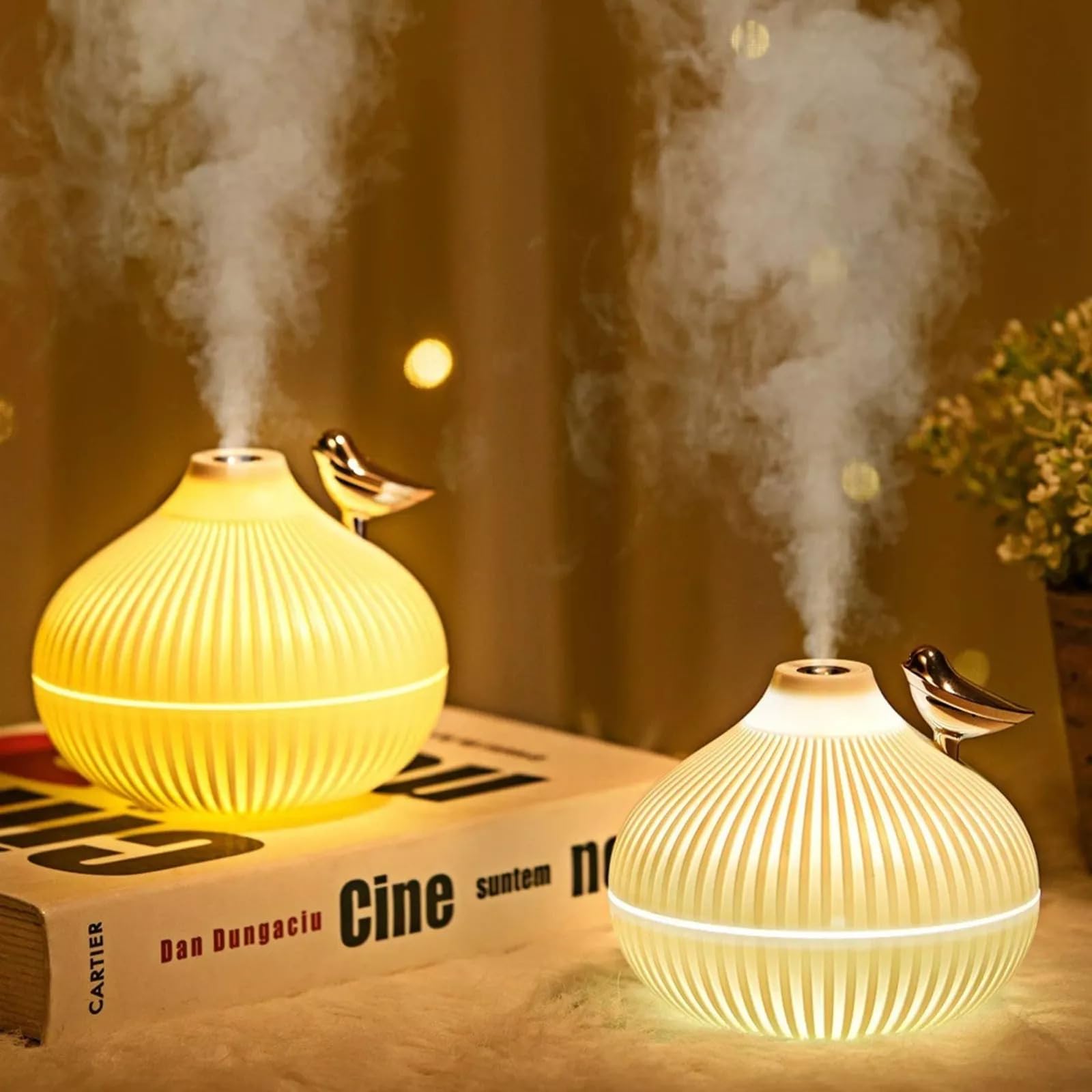 PURE AROMA® LED Humidifier & Essential Oil Diffuser | Cool Mist, Night Light & Silent Operation for Bedroom, Office, Car & Home Décor - Image 8 thumbnail