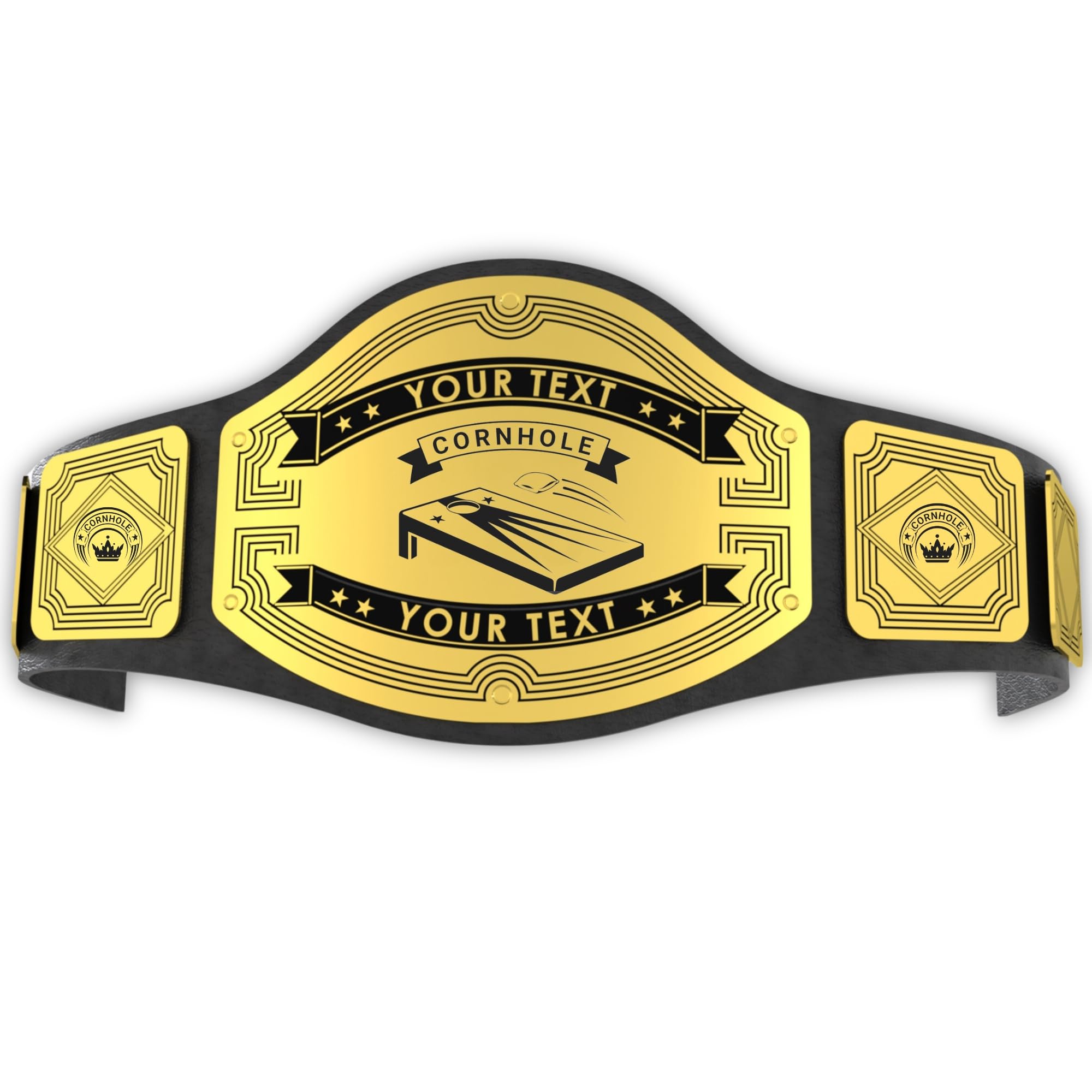 HANDSY Customized Cornhole Championship Belt - Ultimate Cornhole Trophies and Awards - Perfect for Cornhole Champions and Tournament Prizes