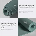 Tapis de yoga Mat d'exercice haute densité, 76"x32"x0,27" & Grand tapis de yoga pour les femmes hommes, professionnel POE Tapis d'entraînement pour Yoga, Pilates, Fitness & Étirement