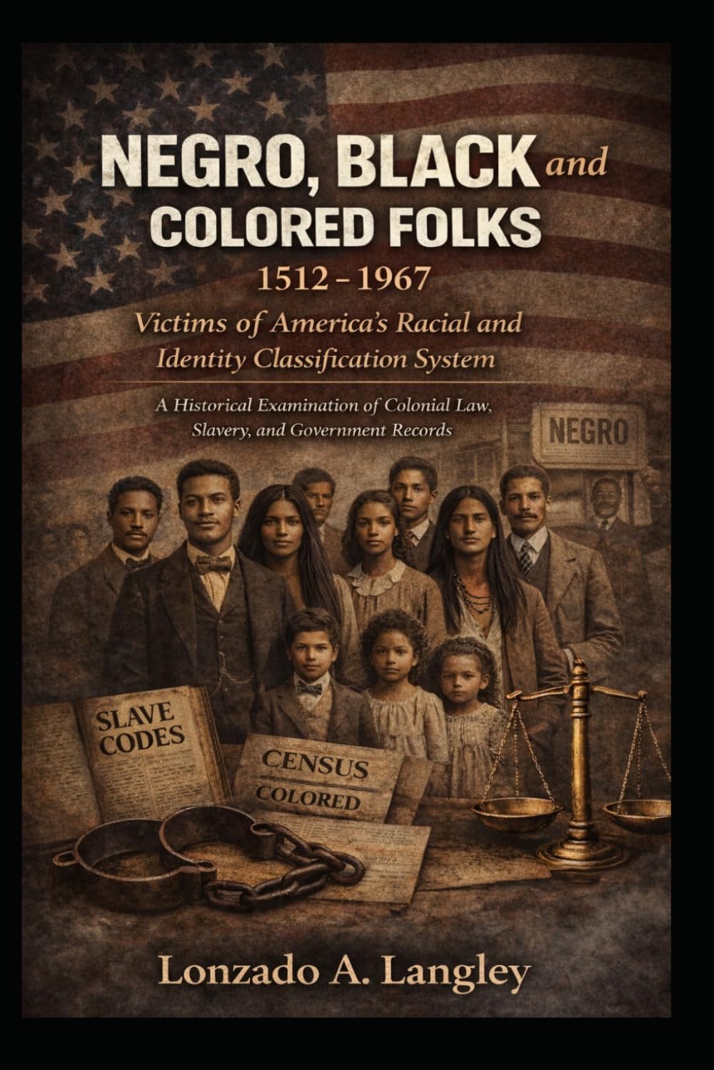 Negro, Black and Colored Folks (1512–1967): Victims of America’s Racial and Identity Classification System, A Historical Examination of Colonial Law, Slavery, and Government Records