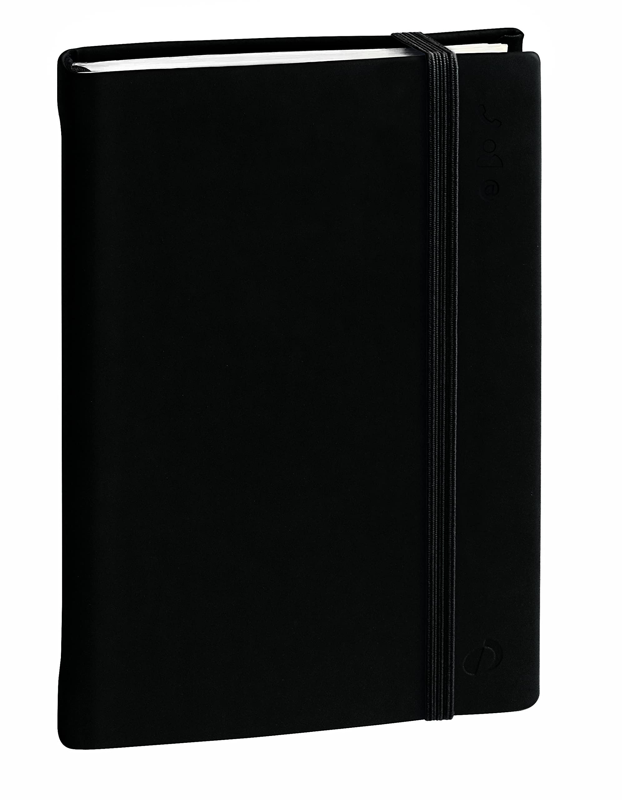 Quo Vadis - Collection: Silk Directory 24 with Elastic 16 x 24 cm - Black