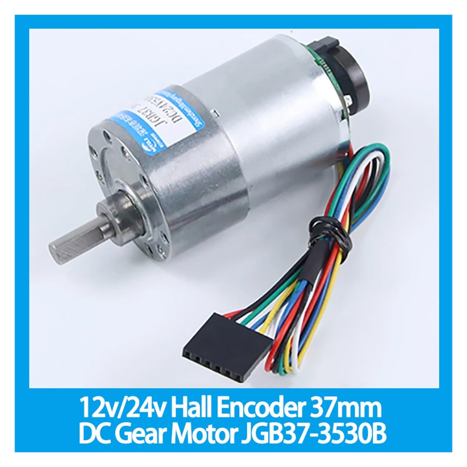 Silnik z przekładnią DC 12 V/24 V, 37 mm, z regulacją prędkości, z przełączaniem w kierunku zgodnym z ruchem wskazówek zegara i przeciwnie do ruchu wskazówek zegara, mikrosilnik elektryczny z