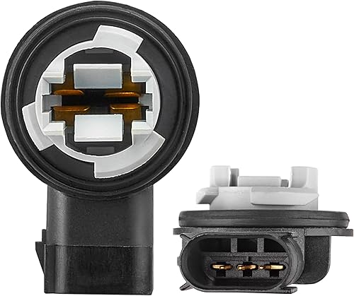 RED WOLF Enchufe de luz de señal de giro trasero para Dodge Ram 1500 2500 3500 2009-2020 3 terminal lámpara trasera bombilla de luz trasera enchufe