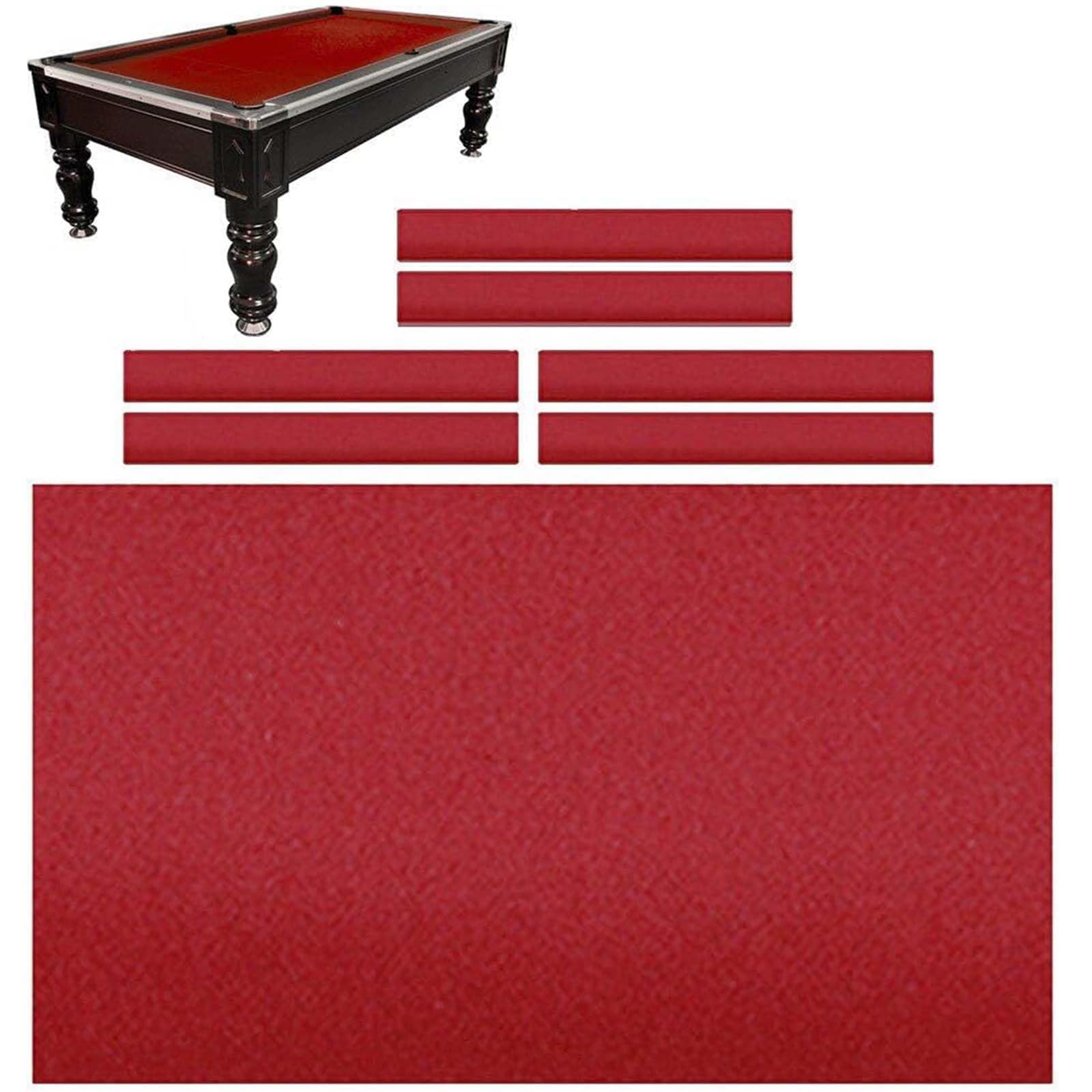 Fast Speed Table de billard en feutre avec bandes d'installation pour salles de jeux et zones de loisirs