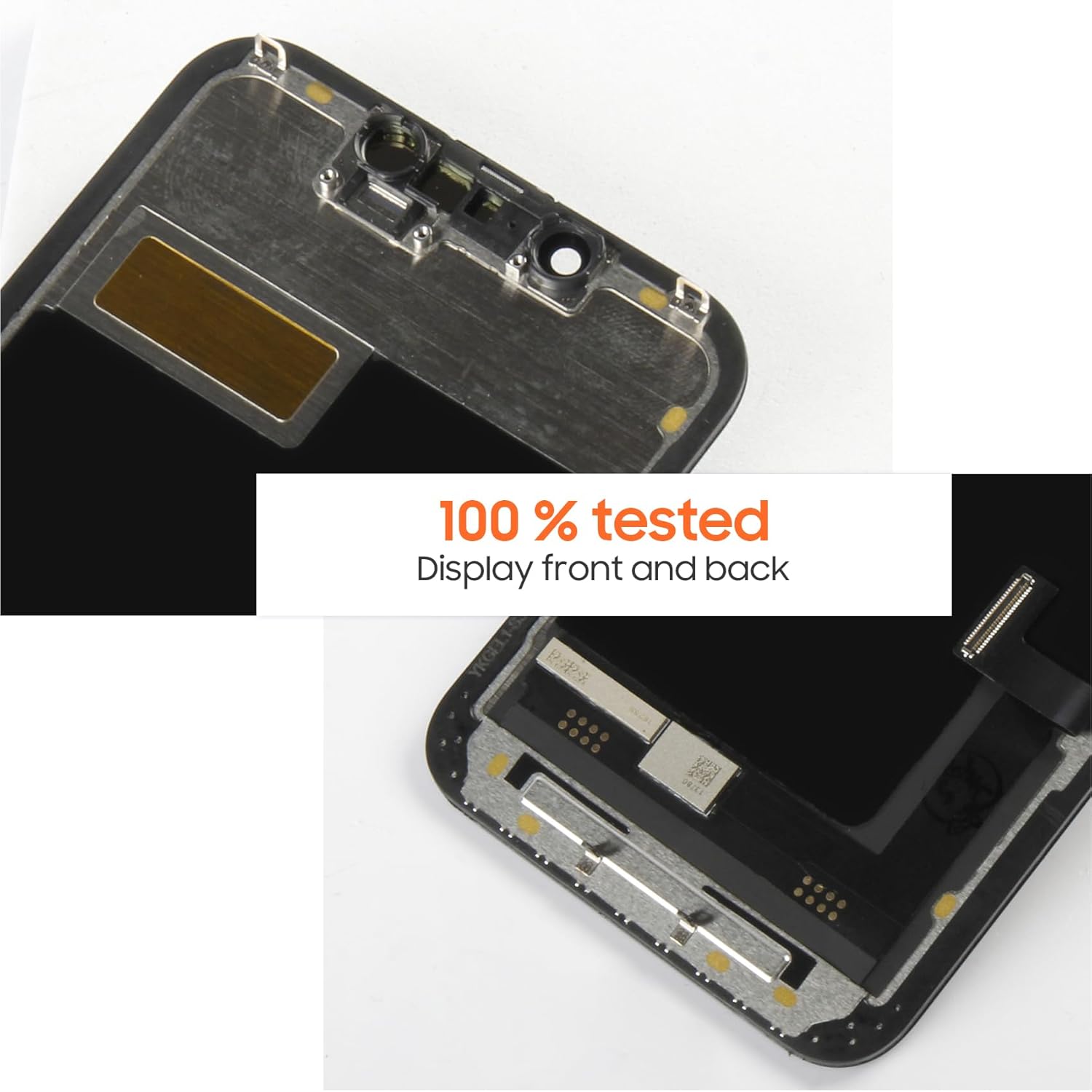 Not Original for iPhone 13 Mini Screen Replacement Kit - 5.4-inch 3D Touch LCD Display Digitizer Assembly (Model A2481, A2626, A2628, A2629, A2630) with Professional Repair Tools(Black