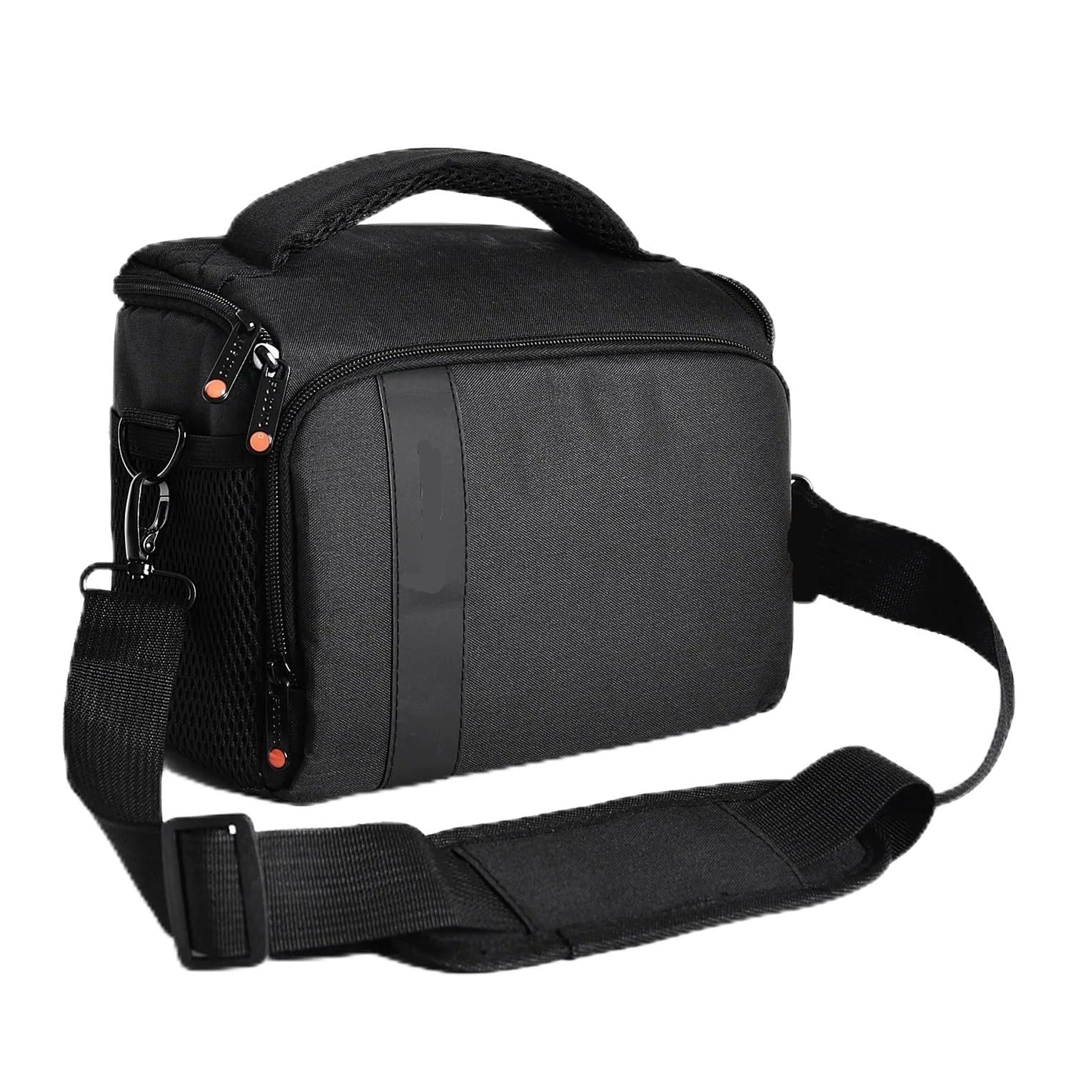 Borsa for fotocamera DSLR digitale a tracolla impermeabile Custodia for videocamera adatta for Canon for Nikon for borsa fotografica for fotografia con custodia for obiettivo Sony(Black)