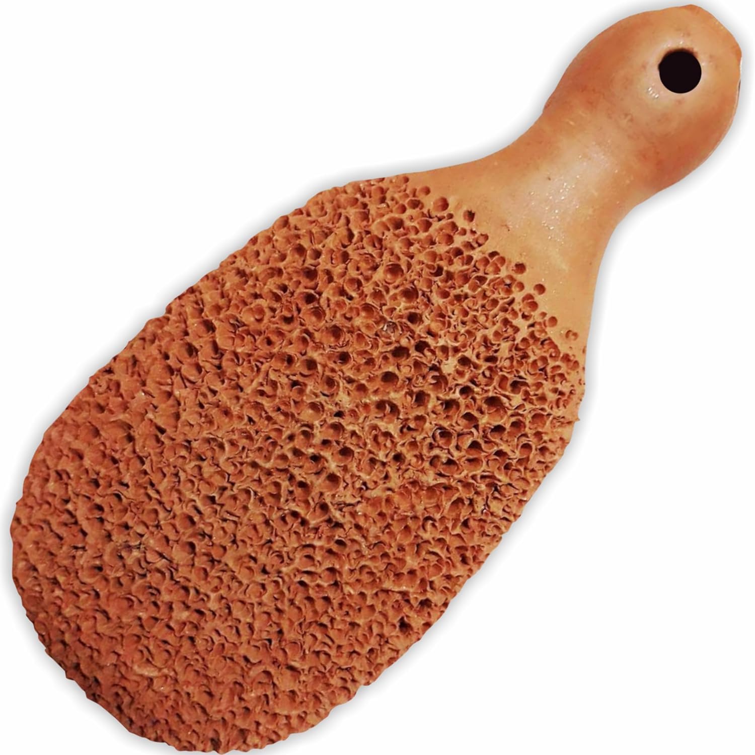 Stone for Feet, Foot Exfoliator Scrubber, Callus Remover, Made of Natural Terra-Cotta, Exfoliates & Smooths Rough Skin Pack of 2