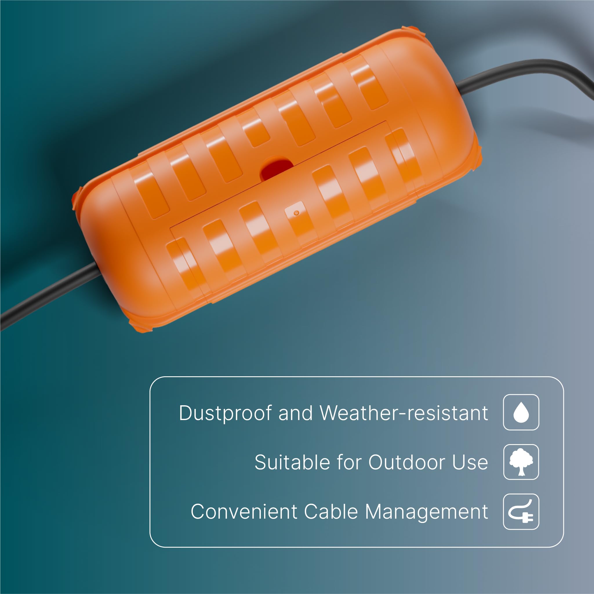 Weatherproof Extension Cord Safety Cover, Outdoor Plug, Socket & Wire Protection, Heavy-Duty & Rainproof - Image 4
