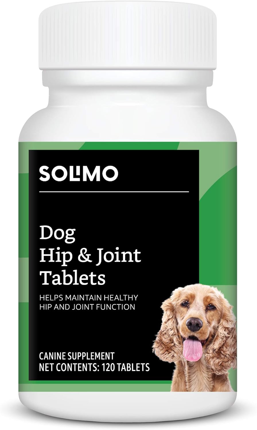 Buy Amazon Brand Solimo Dog Hip & Joint Chewable Tablets, Duck