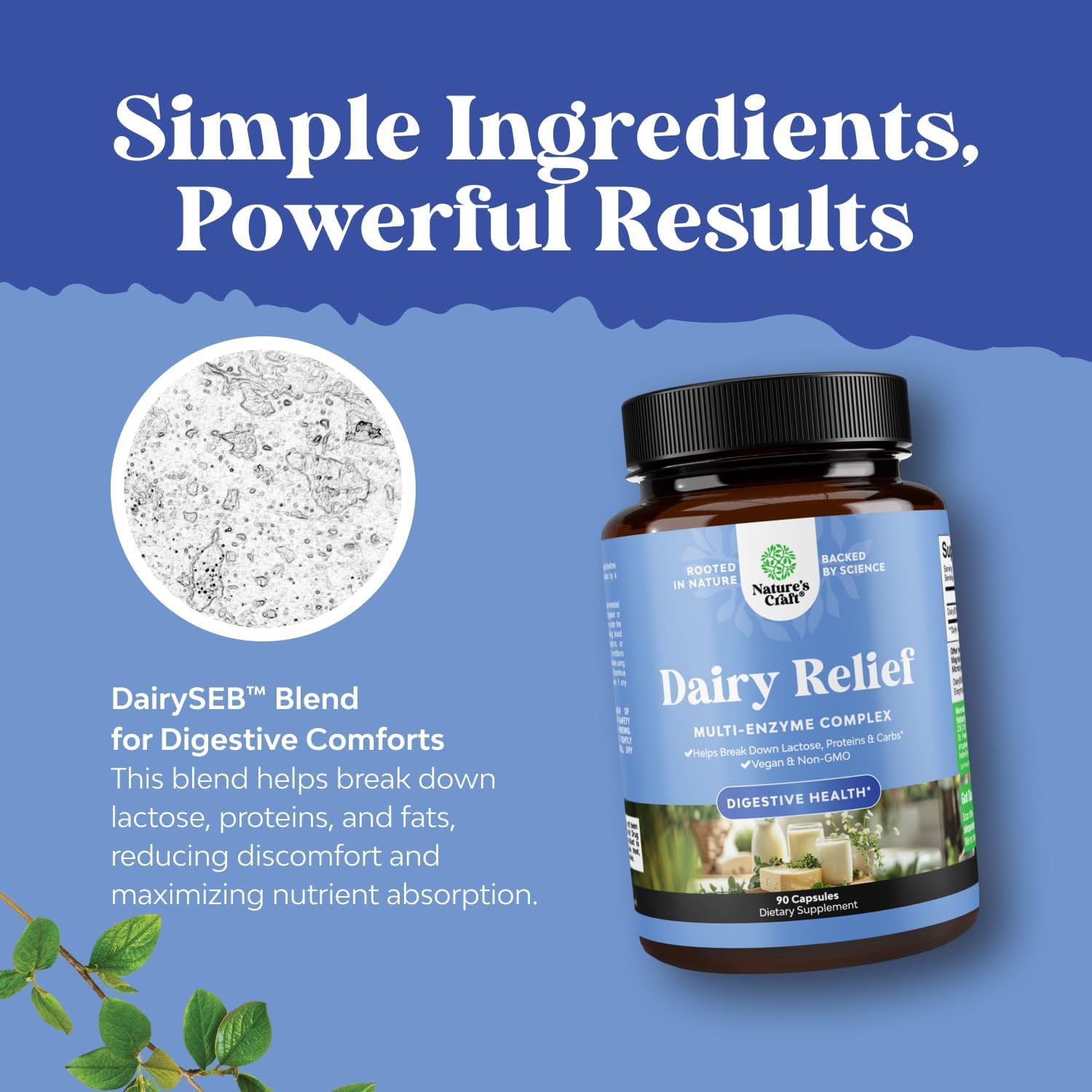 Lactose Intolerance Pills 90 Days Supply - Fast Acting Dairy Digestive Enzymes - Dairy Relief Pills for Digestion, Bloating, Gas and Carb Protein - Digestion Supplement for Lactose Intolerance Relief - Image 7