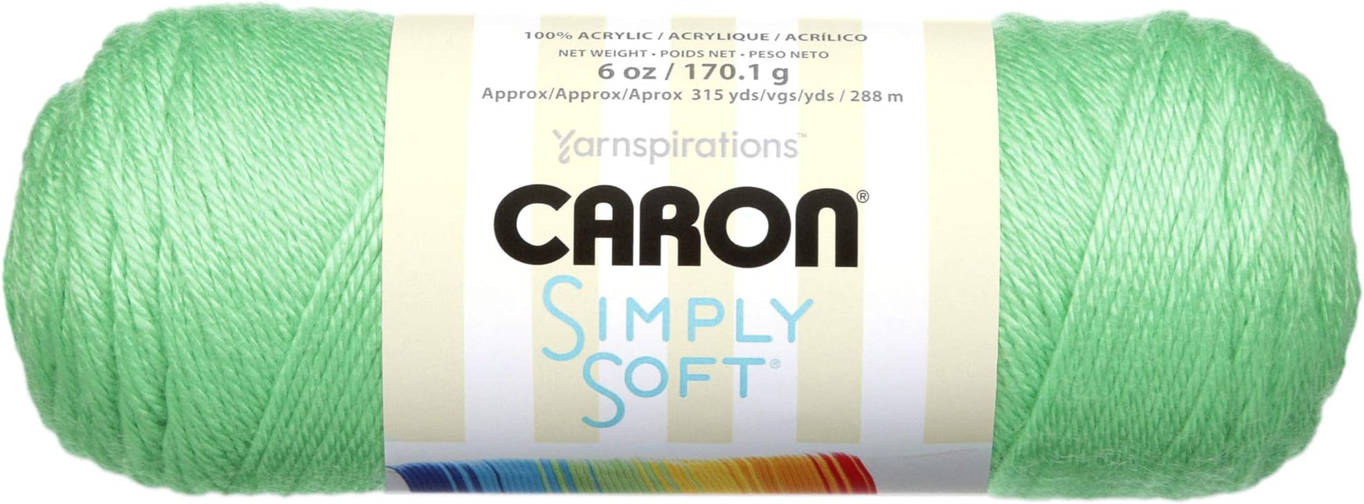 Caron Simply Soft Brits Filato 170g - Colore Bacco - 100% Acrilico Peso 4 Per Uncinetto E Maglia