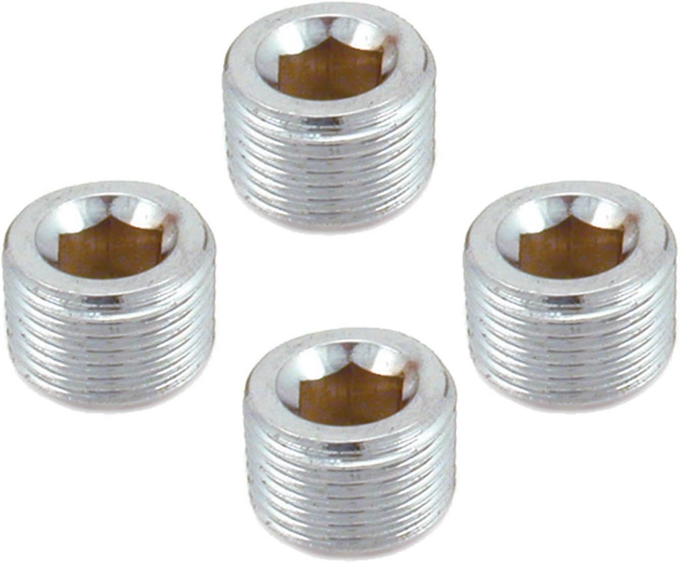 3/8" NPT Fitting Chrome Socket Head Pipe Plug Instruments & Gauges