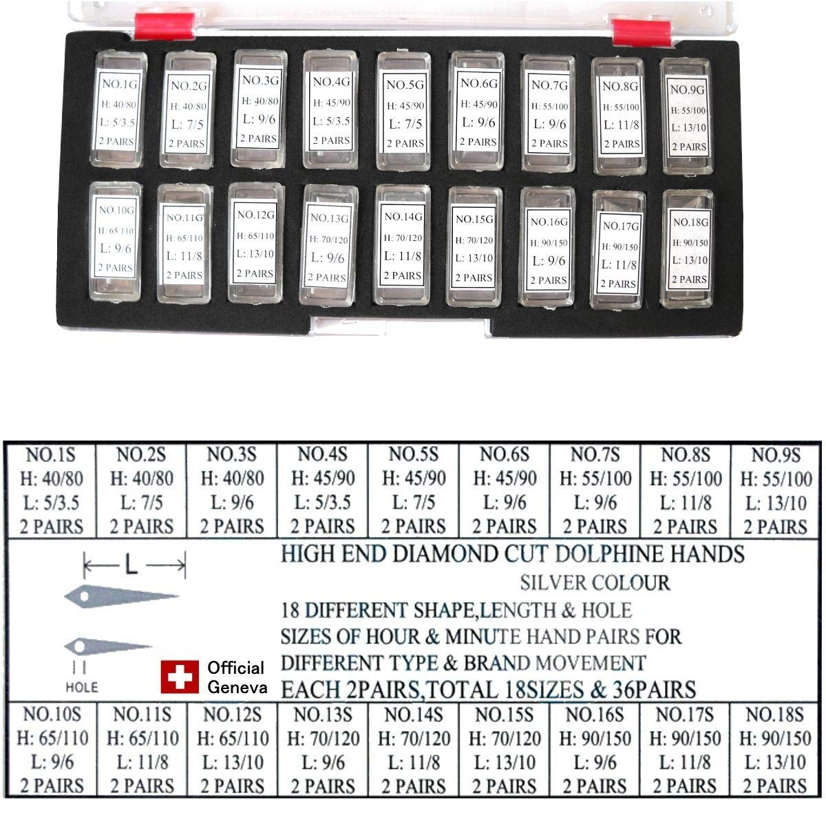 Aiguilles De Montre FE 36/4611 Et FE 140 - Compatible Yema - Neuf Sans Étiquette