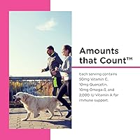 Vista 3 de Nutri-Vet Allerg-Eze - Masticables para perros – Antioxidantes formulados y ácidos omega-3 – Apoya la salud respiratoria y de la piel – 60