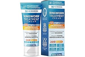 Hermon Powerful Antifungal and Antibacterial Cream: Advanced Treatment for Ringworm, Itch, and More