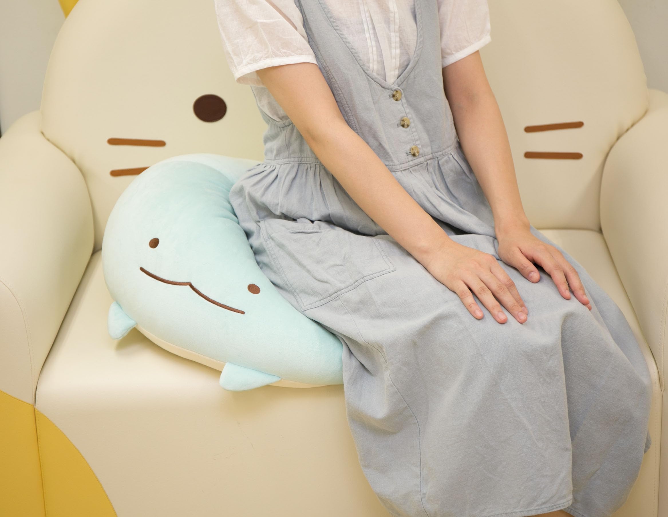 Amazon.co.jp: すみっコぐらし スーパーもーちもち大福クッション  