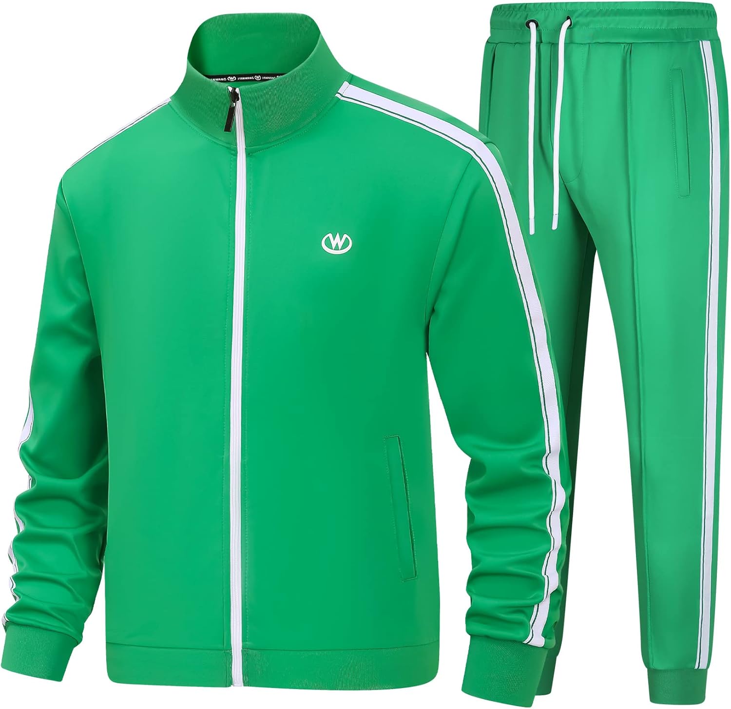 Men's Tracksuits Set Long Sleeve Causal Full Zip Running Sports Sweatsuit for Men 2 Piece Outfits