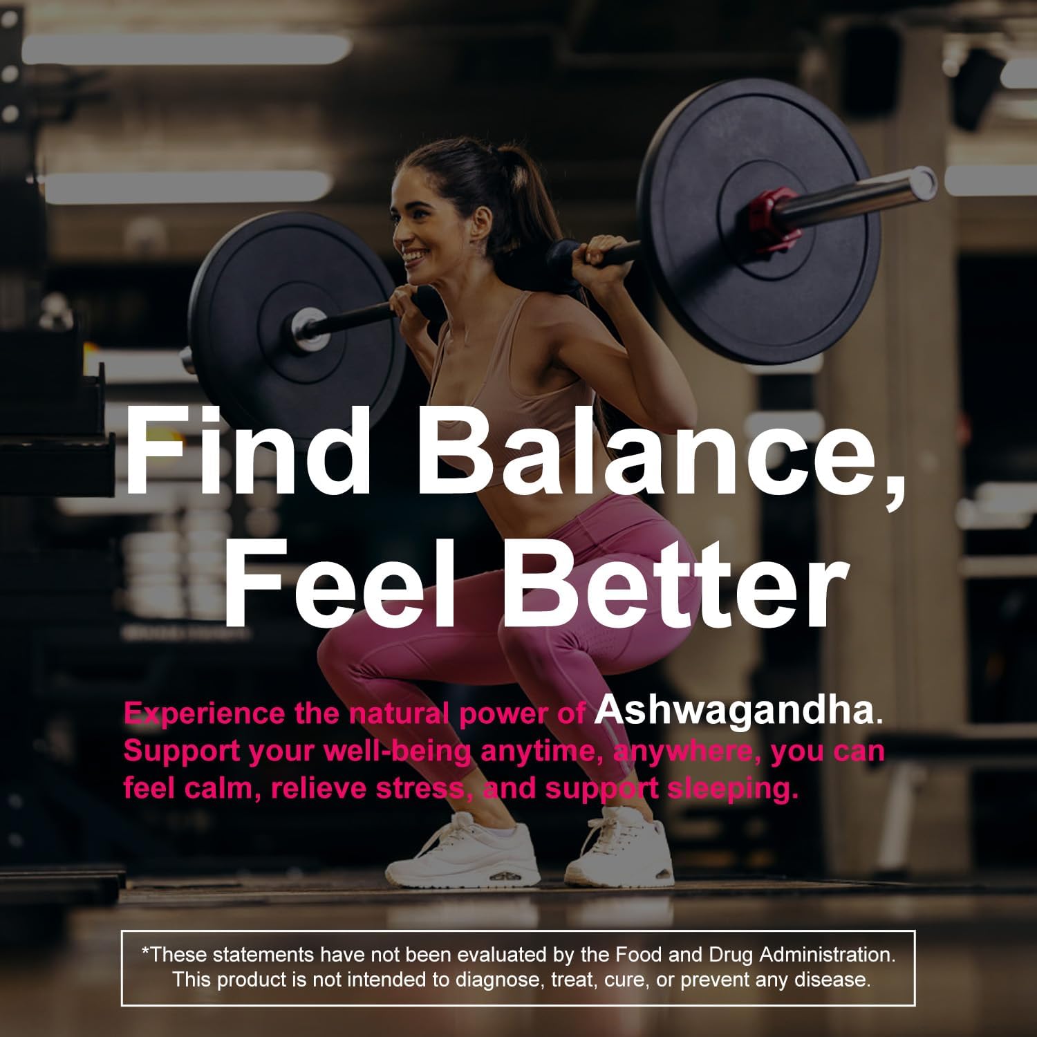 Ashwagandha Gummies for Women & Men | Organic Ashwagandha Supplement with Vitamin B6, Black Pepper | Vegan, Plant Based, Non-GMO, Gluten-Free - 120 Count (60-Day Supply) - Image 7