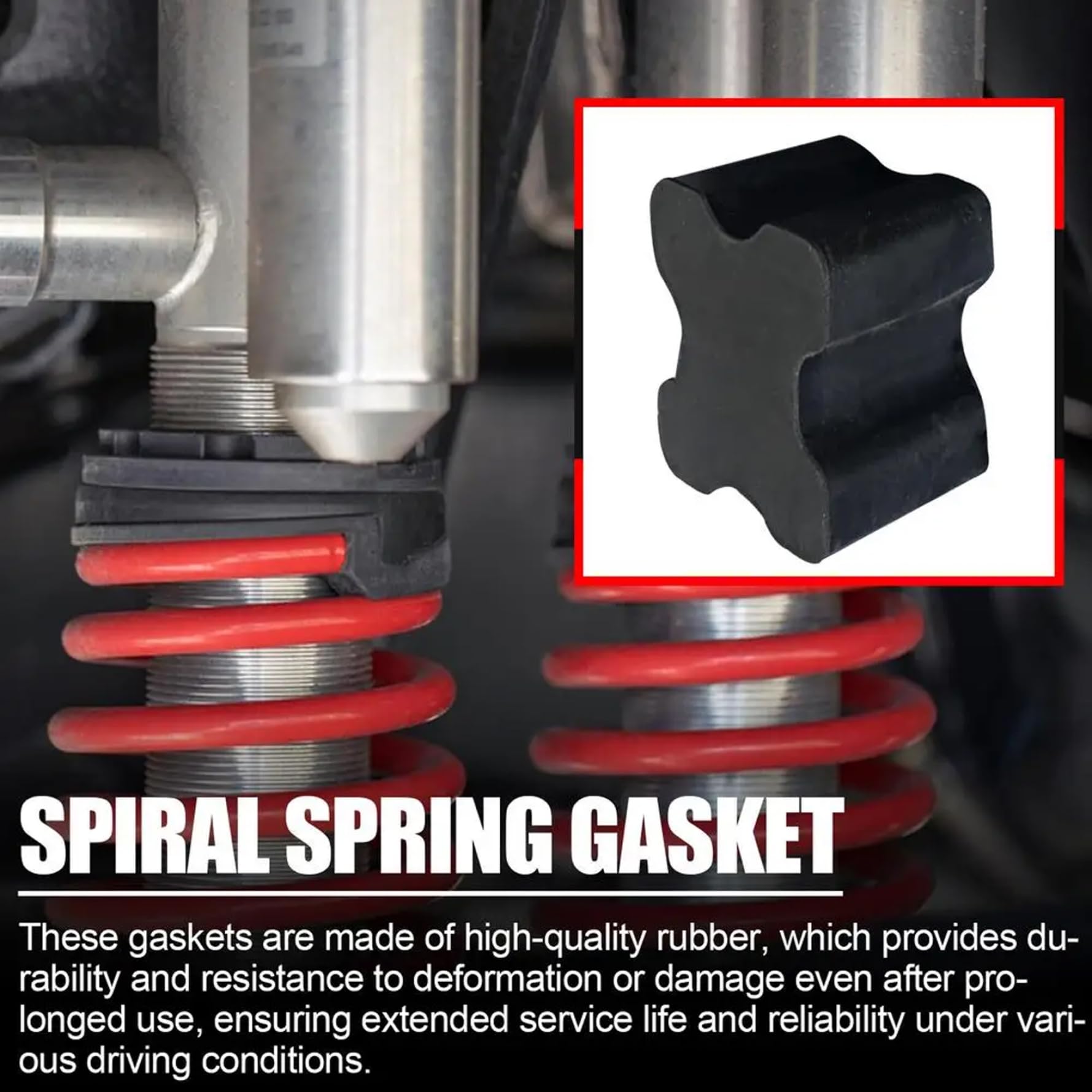 8pcs booster a molla per distanziali a distanza molla coils per adattarsi alla maggior parte degli accessori automobilistici delle auto