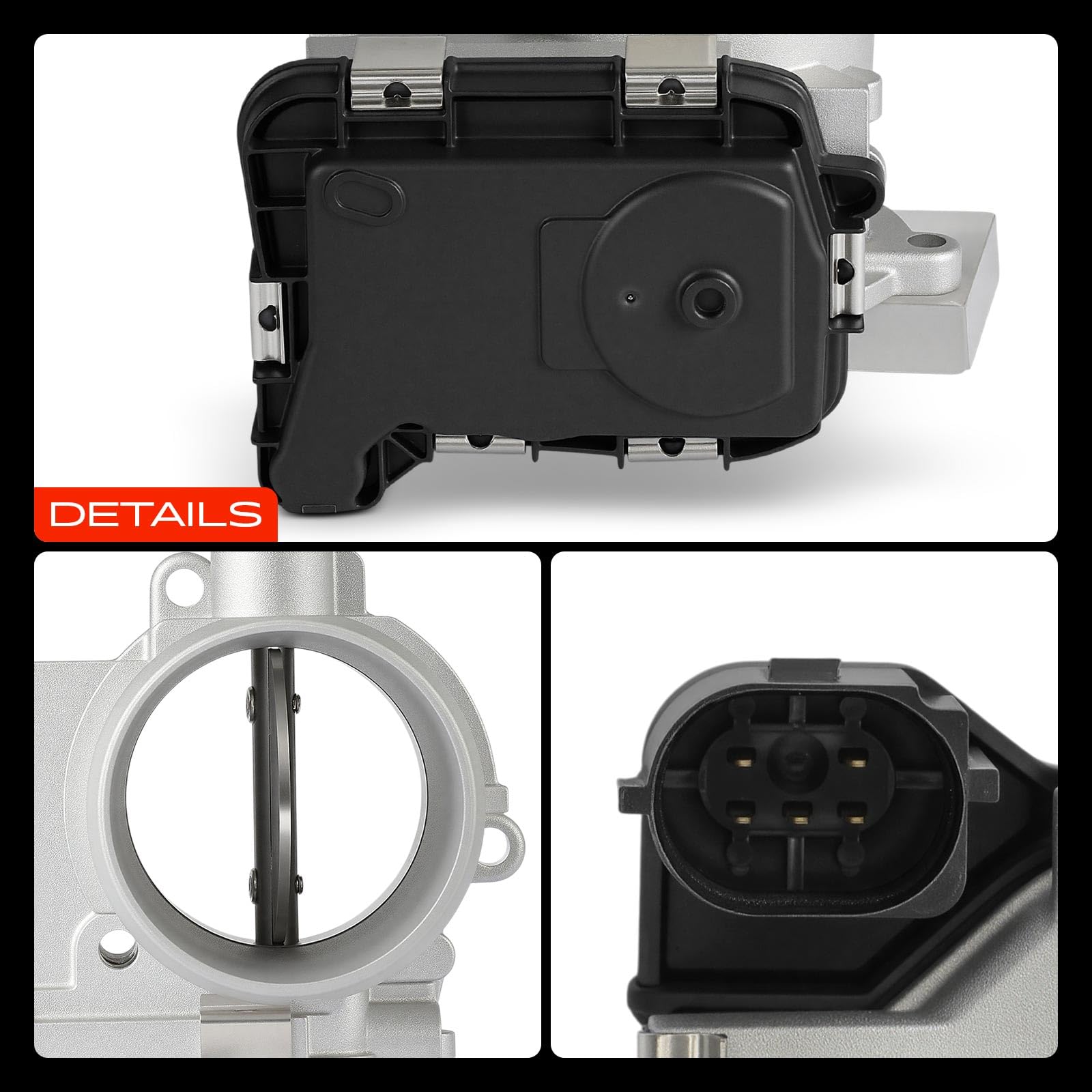 Frankberg Corps de papillon des gaz, moteur diesel, 5 broches, 5801727743 | Compatible avec: Ducato Van 250, Daily VI plateau/châssis, Boîte quotidienne VI, Bus Ducato 250, Ducato plateau/châssis 250