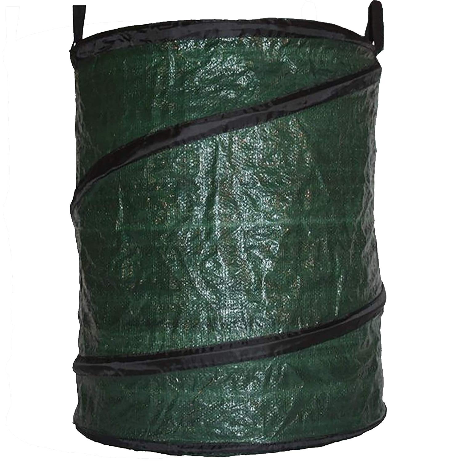 SPARES2GO Garden Leaf Waste Bag with Handles Collapsible Heavy Duty (90 Litre)