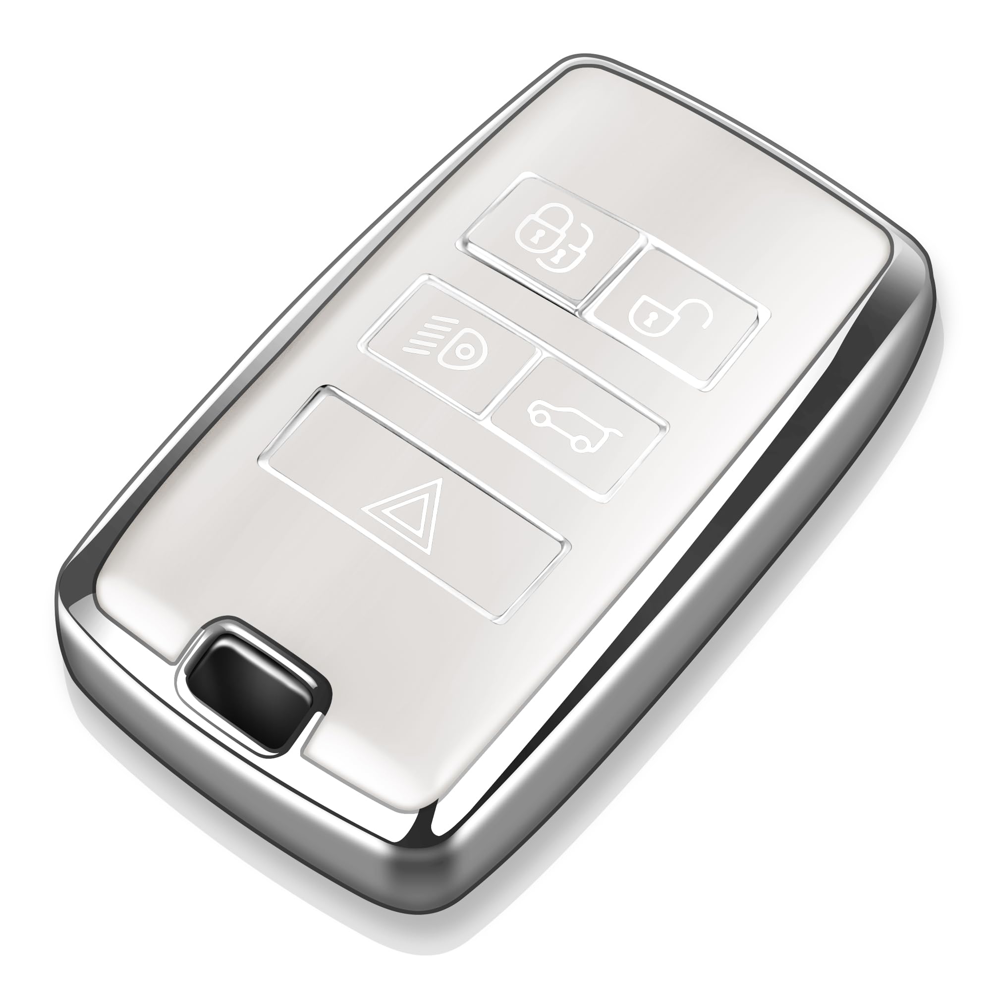 Tukellen for Land Rover Key Fob Cover Soft TPU Full Protection Key Shell Key Case Compatible with 2018-2026 Land Rover Range Rover Evoque Vogue