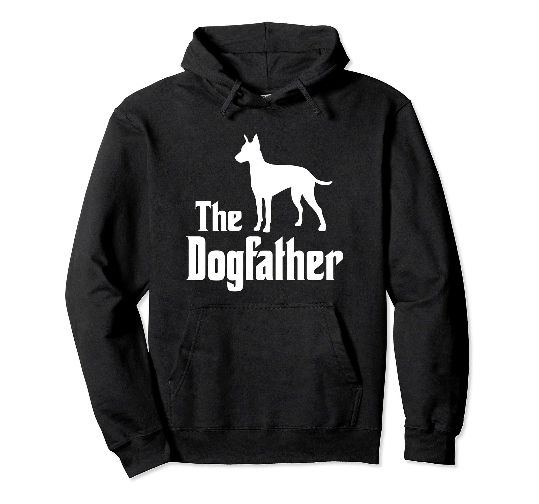 The Dogfather - funny dog gift, funny Manchester Terrier Pullover Hoodie, Black
