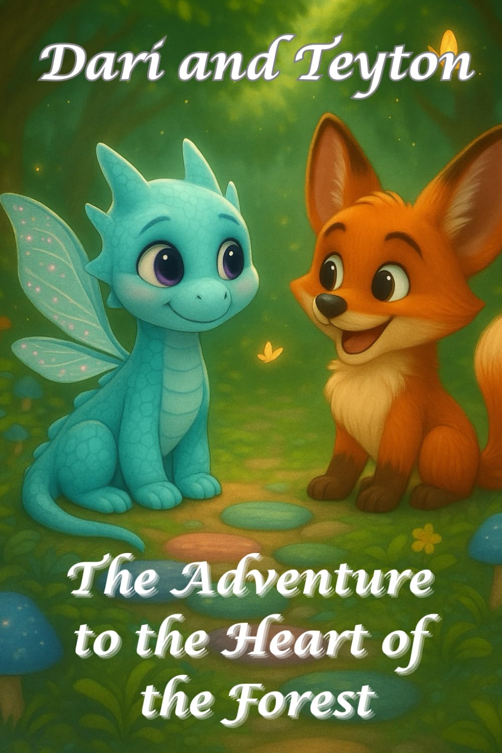 The Adventure to the Heart of the Forest: Meet Dari, a shimmering blue dragon, and Teyton, a clever orange fox. They are best friends, ready to ... wonders of their enchanted home!" - 33 pages