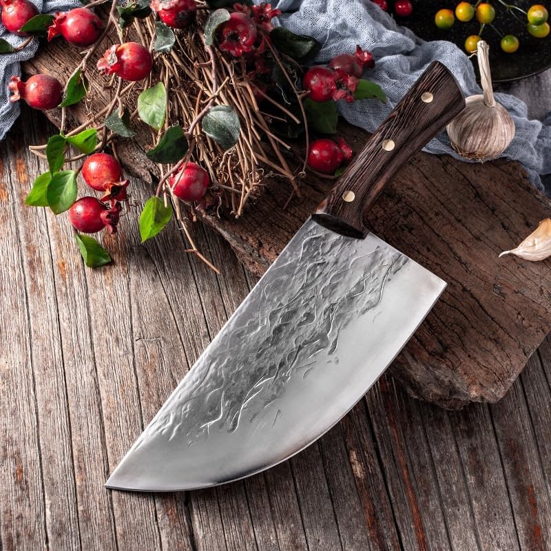 DAXXIN Meat Cleaver,Cleaver Knife, Forging Butchering Pork Knives Meat Stalls Butcher Knives Household Kitchen Knives Cutting And Cutting Meat Killing Pigs Knives