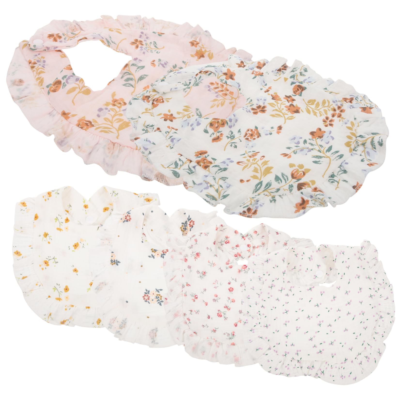Abaodam 12 Piezas Bolsa De Saliva De Bebé Baberos Bandana Baba Baberos De Bandana Para Bebé Giratorios De 360 ​​° Toallas De Saliva Para s Toalla De a De Algodón