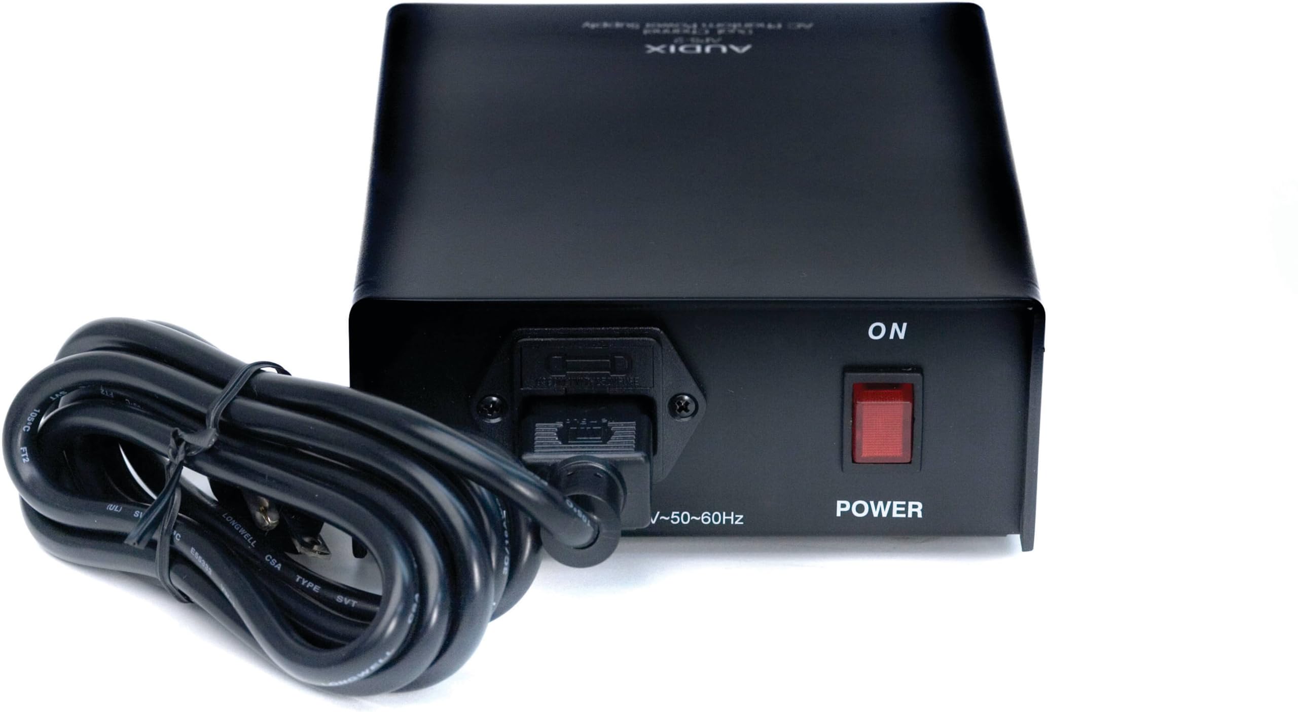 Audix APS2 Alimentatore Phantom a due canali con cavo di alimentazione staccabile per microfoni a condensatore e applicazioni da studio