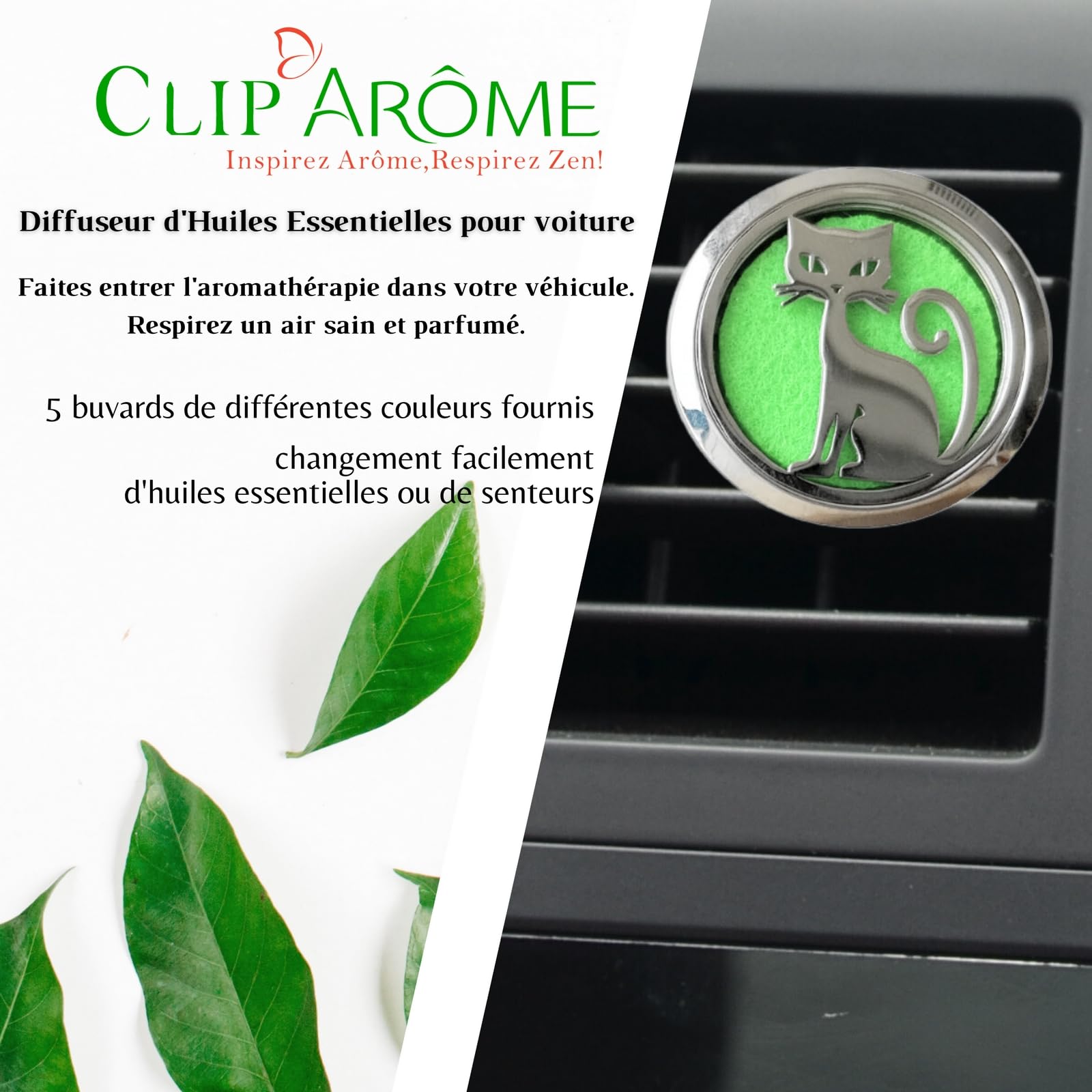 Zen'Aroma Diffuser voor etherische olie, ultrasone diffuser voor koude