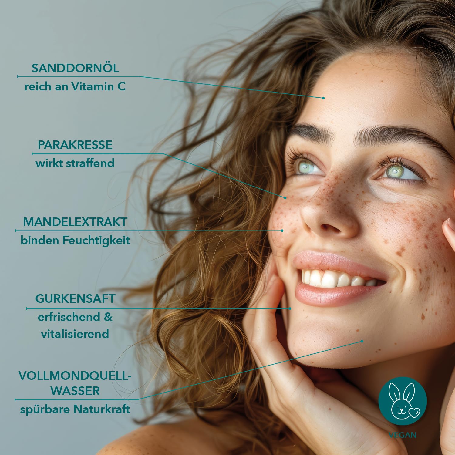 SK Naturkosmetik BALANCE Sanddorncreme Tag & Nacht – reichhaltige Gesichtscreme mit Sanddornöl, Vitamin C, B12, Hyaluron & Parakresse | Schutz & Pflege für empfindliche, strapazierte & reife Haut