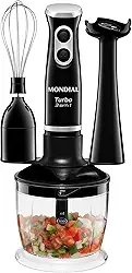 MONDIAL Mixer Turbo 3 em 1, Preto, 500W, 220V - M-14