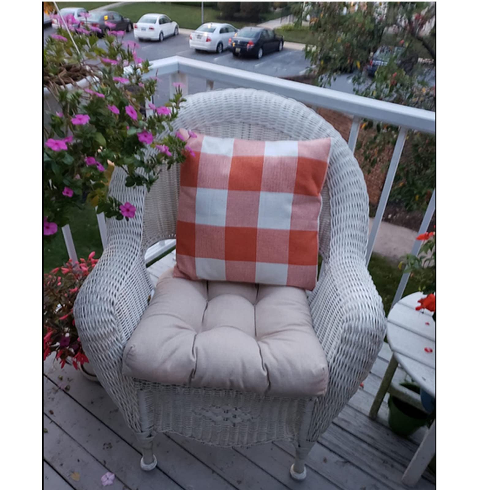 OTOSTAR Lot De 2 Housses De Coussin Décoratives Imperméables Pour