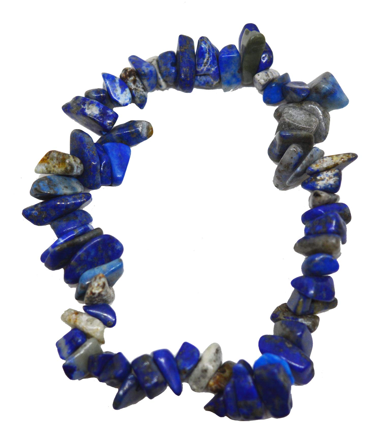 Saubhagya Global Unisex-Adult Chip Lapiz Lazuli Semi Precious Stone Bracelet Lovingly Hand-Tied Knots With Elastic Thread For Will Power, Gjspc Lab Certified Bracelet For Every Day Wear (B07SQD9G11) Amazon Price History, Amazon Price Tracker