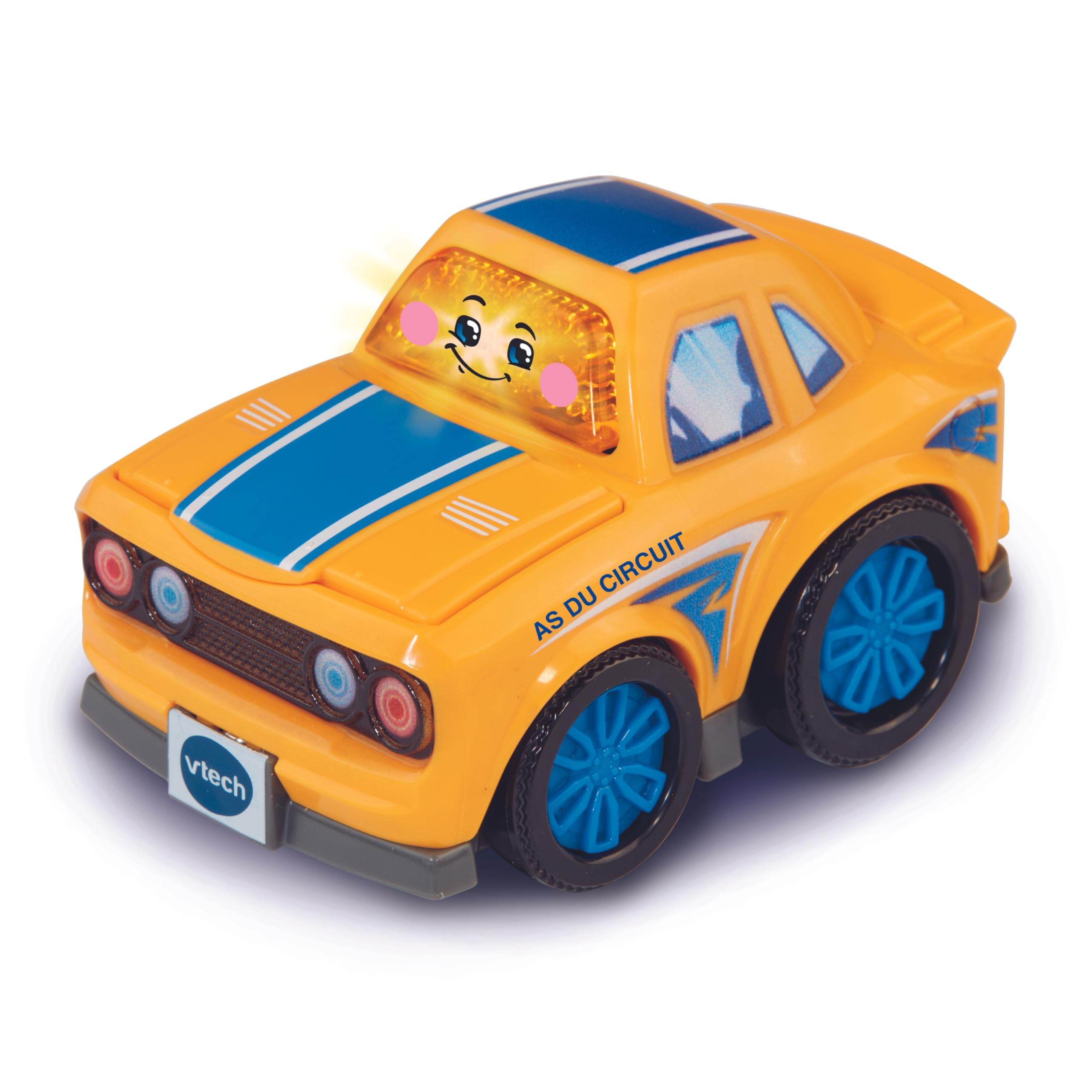 VTech - Tut Tut Bolides Série Pro, Super Tour Duo Challenge avec Voiture de Course Lenny As du Circuit, Circuit Voitures Enfant, 3 Zones Magiques, Cadeau Enfant de 2 Ans à 6 Ans - Contenu en Français