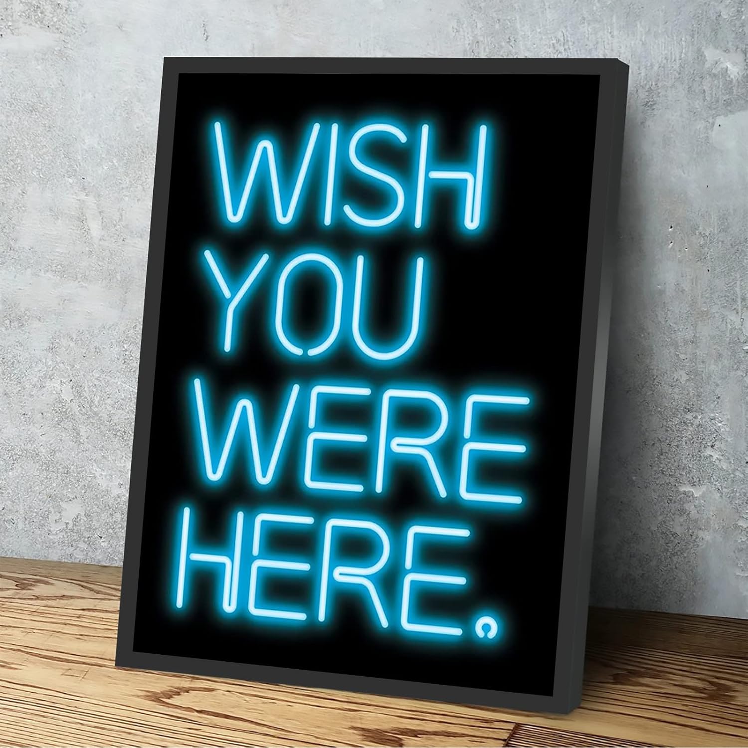 Inspirational Canvas Wall Art,Wish You Were Here,Inspiring