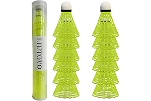 12 Packs Nylon Badminton Shuttlecocks